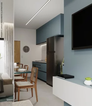 Imagem Condomínio Edifício Asa Sul, apartamento tipo Studio em São Paulo SP
