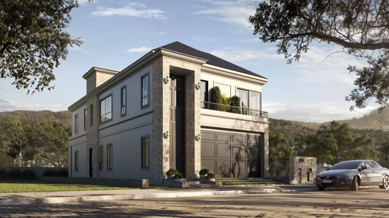 Imagem Terreno Com Projeto De Casa Aprovado