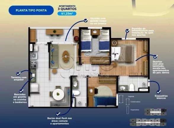 Imagem ESTILO FATIMA - APARTAMENTOS NO BAIRRO DE FÁTIMA EM FORTALEZA/CE Apartamentos 02 e 03 Quartos com v...
