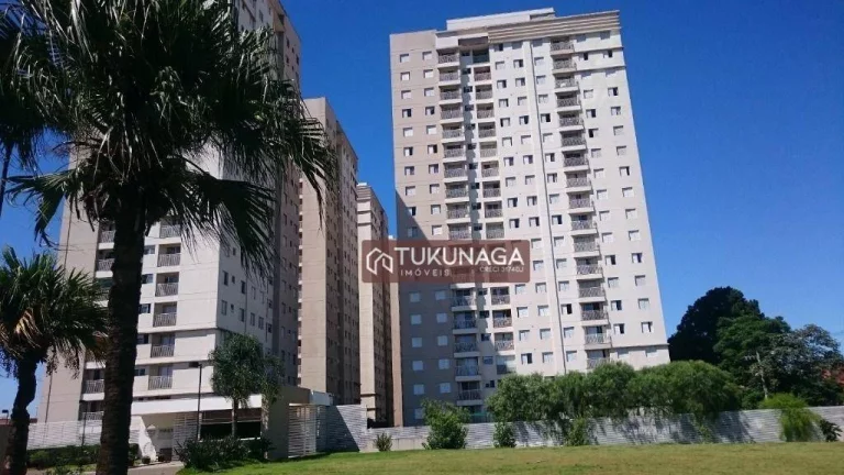 Imagem Apartamento com 3 dormitórios à venda, Condomínio PARQUE DO SOL, 65 m² por R$ 430.000 - Ponte Grande - Guarulhos/SP