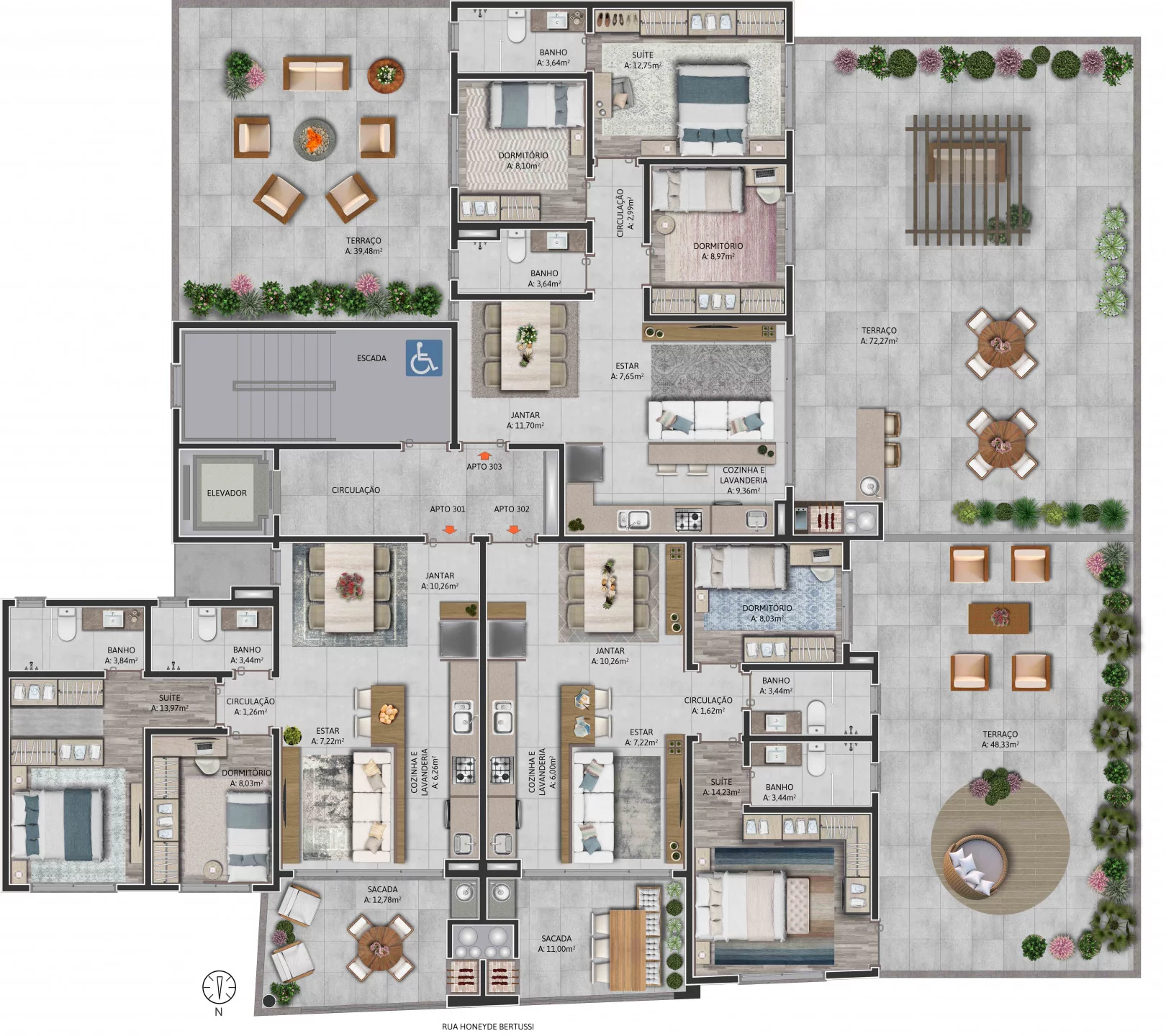 Imagem Apartamento 2 quartos sendo 1 suíte para venda no bairro Parque dos Vinhedos em Caxias do Sul