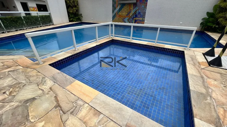Imagem APARTAMENTO PRAIA GRANDE com 2 dormitórios,1 suíte,1 vaga de garagem,varanda gourmet com churrasqueira