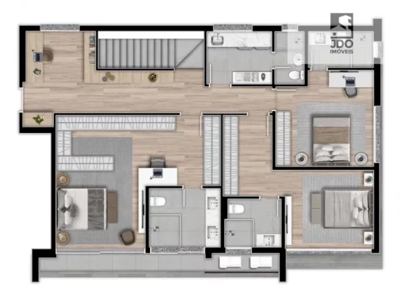 Imagem Cobertura Duplex a Venda no bairro Bigorrilho - Curitiba, PR