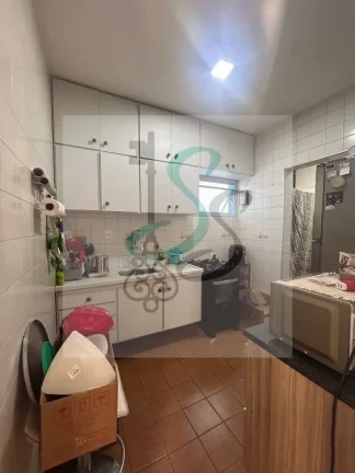 Imagem Venda de Apartamento no Jardim Paulicéia, Campinas. 2 dormitórios (1 com armários), sala, cozinha espaçosa com armários, área de serviço com despens