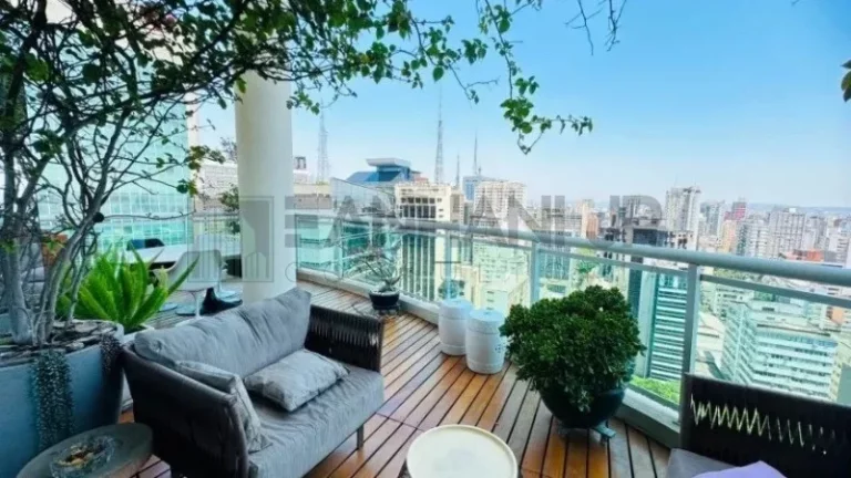 Imagem Apartamento de alto padrão à venda em Cerqueira César com 3 quartos, 2 suítes e 138m² - São Paulo-SP.