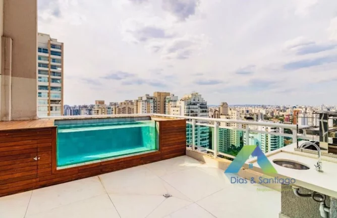 Imagem Cobertura com 3 suítes à venda, 280 m² e piscina privativa em Campo Belo - São Paulo
