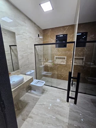 Imagem Sobrado Alto Padrão, 3 Suítes, Piscina com cascata, em Cardoso Continuação, Aparecida de Goiânia/GO