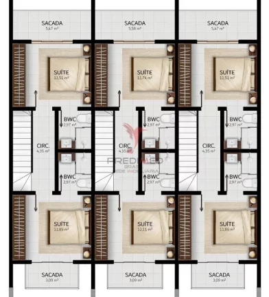 Imagem Lindo sobrado com entrada parcelada ,2 Suites,na Armação, Penha