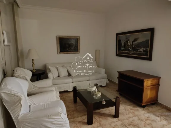 Imagem Apartamento para locação em Guarujá-SP, Pitangueiras: 2 quartos, 2 salas, 3 banheiros, 1 vaga, 118m². Venha conhecer!
