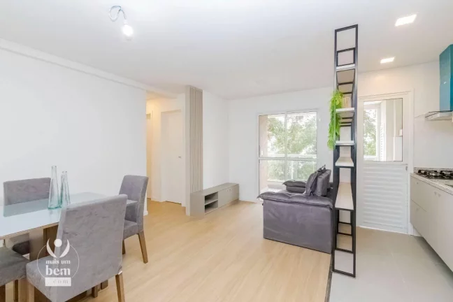 Imagem Lindo apartamento novo, com 2 quartos (1 suíte), sacada com churrasqueira à venda por R$ 551.023,26 - Tingui - Curitiba/PR