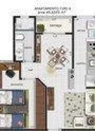 Imagem Apartamento com 1 dormitório para alugar, 48 m² - Jardim Botânico - Ribeirão Preto/SP