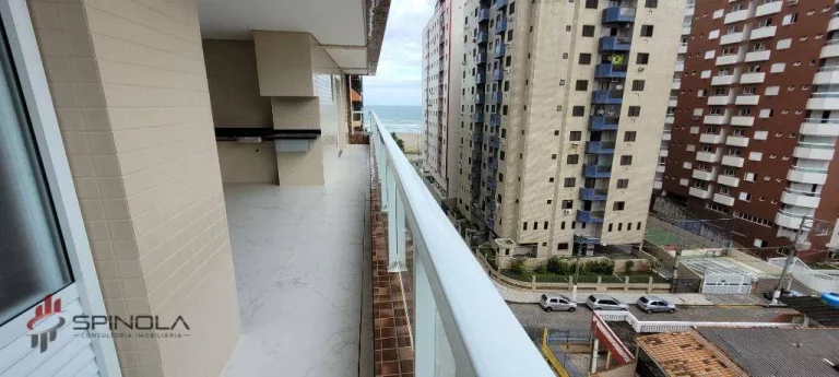 Imagem Apartamento com 3 dormitórios à venda, 147 m² por R$ 830.000,00 - Aviação - Praia Grande/SP