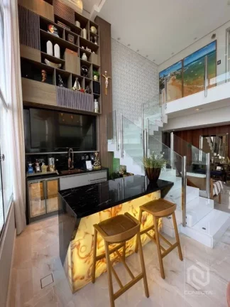 Imagem A 5ª Avenida selecionou esse exclusivo DUPLEX decorado pé direito de 6 metros, 200 m² piscina privativa no Charmoso Edifício LUMIERE Horto Florestal