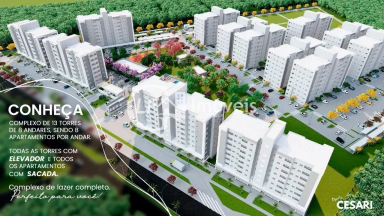 Imagem Apartamento à venda em Campo Grande-MS, Vila Planalto: 2 quartos, 1 sala, 1 banheiro, 52,71m². Venha conferir!