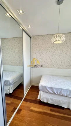 Imagem Apto venda 3 dorm vista livre mobiliado, 123m Cond Domo Life Centro SBC SP
