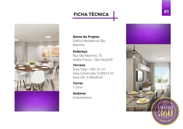 Imagem APTOS EM OBRAS ANALIA FRANCO, 52 MTS, 2 DORMS, 1 VG 432.000,00