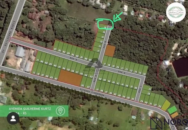 Terreno em Loteamento de 397,57 m² na Serra de Itaara