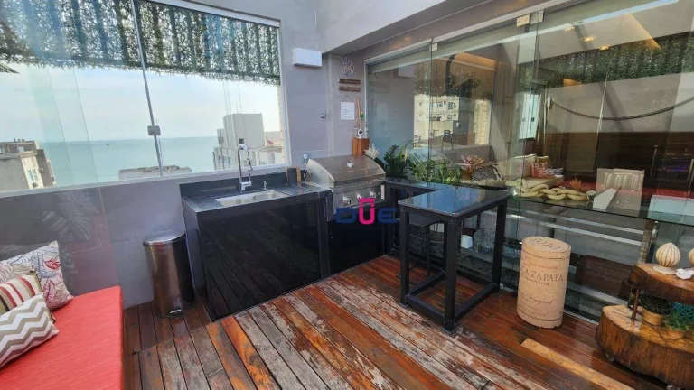 Imagem Cobertura com 3 dormitórios à venda, 240 m² por R$ 2.900.000,00 - Aparecida - Santos/SP