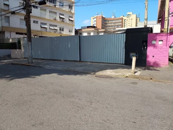 Imagem Terreno Perto Orla Praia Praiamar Shopping Canal 6 Aquário Sesc À Venda, 324 m² Por R$ 2.900.000 - Rua Ricardo Pinto - Aparecida - Santos/SP - TE0648