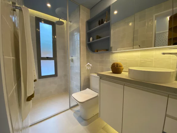 Imagem Apartamento de 141m c/ 3 suítes, terraço gourmet,2 vagas,Churrasqueira,Fitness, Pet Place, Piscina, Sauna, Solarium, Spa, Bicicletário,Salão de Festas
