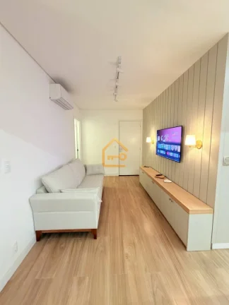 Imagem Apartamento mobiliado, 2 dormitórios (2 suítes) Pérola Villa Branca, Jacare