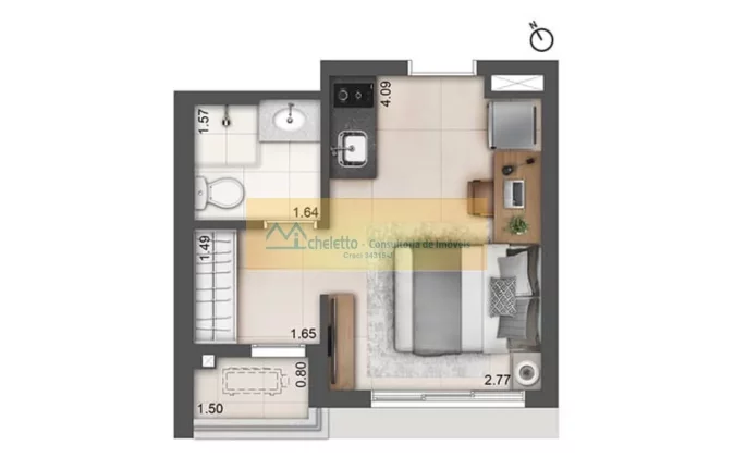 Imagem PRÉDIO RESIDENCIAL em SÃO PAULO - SP, CAMPO BELO
