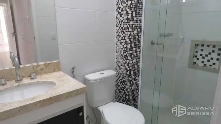 Imagem Apartamento novo com 3 dormitórios sendo uma suíte, com sacada, todos com ar condicionado, repleto de armários. 84m2 - vejas as fotos do condominio