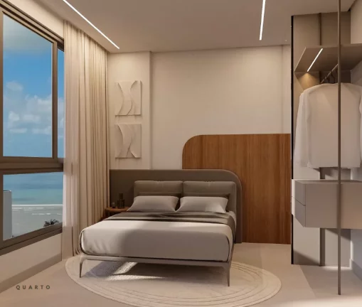 Imagem Studio à venda em Cabedelo, Ponta de Campina, com 1 quarto, 22,76m2