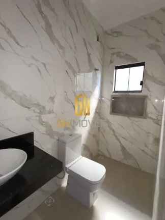 Imagem CA1603Linda casa nova com 3 quartos sendo 1 suíte no Jardim Miramar A casa possui - 3 quartos sendo...