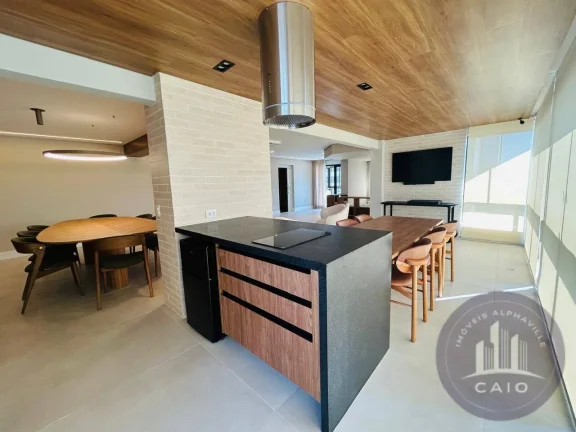 Imagem Apartamento mobiliado com 287 m² a venda por R$ 4.490.000 Alphaville/SP