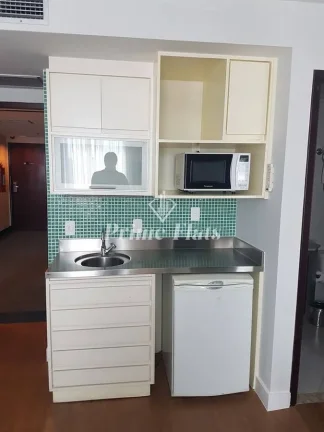 Imagem Flat disponível para locação no Blue Tree Premium Faria Lima, com 29m², 1 dormitório e 1 vaga