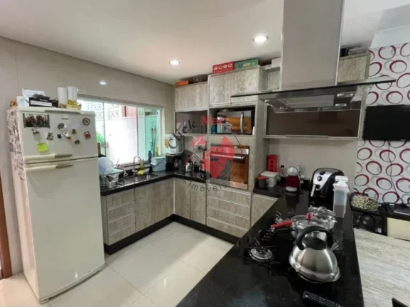 Imagem Sobrado estudo permuta ,Mobiliado , 3 dorm, 1 suíte, Quintal, Sacada, 4 vagas,bairro Vila Assunção,Santo André