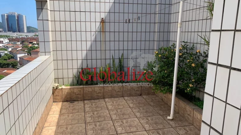 Imagem Cobertura Duplex com Piscina e Churrasqueira à venda no bairro da Aparecida em Santos por R$ 905 mil