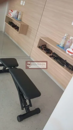 Imagem Alugo Oportunidade no Jd Cidália. Apartamento de 1 Dormitório com Planejados, cozinha planejada, box, lustres, Área Gourmet com 2 Churrasqueiras, Academia, Brinquedoteca. Locação R$: 1.350 e 275 Condomínio.