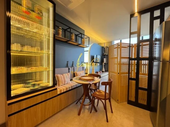Imagem Apartamento Loft (JK)de frente , com box e infra