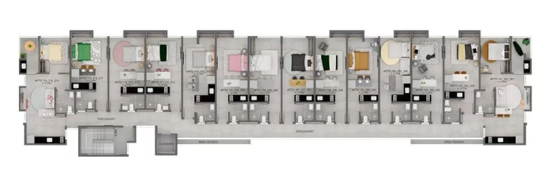 Imagem Studio com 1 dormitório à venda, 22 m² por R$ 251.249,60 - Intermares - Cabedelo/PB