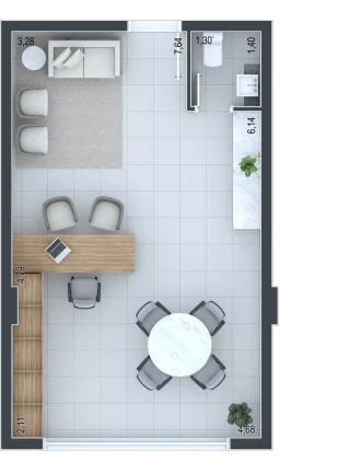 Imagem Terrasse Infini - Comercial - Sala à venda no bairro Água Verde - Curitiba/PR