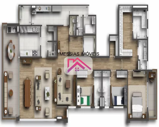Imagem APARTAMENTOS DE 4 SUITES 5 VAGAS - AETE JARDIM PAULISTA