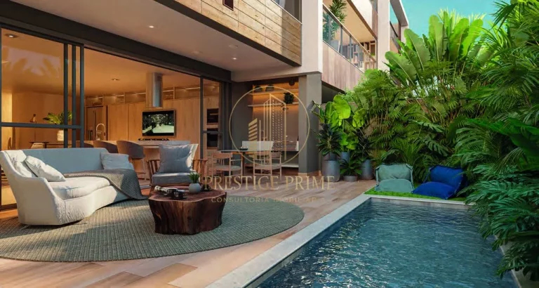 Imagem Um projeto contemporâneo, com casas espaçosas, plantas modernas e adequadas para o viver bem de to...