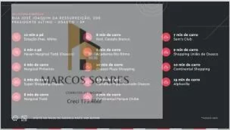 Imagem Apartamento com 3 quartos + 3 suítes, 110m2, à venda, na planta, bairro Presidente Altino/Osasco-SP