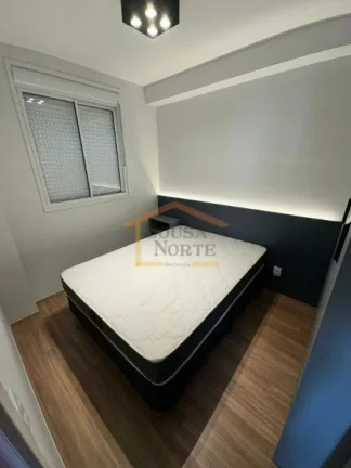 Imagem Apartamento, 39m², 1 dormitório, banheiro, sala 2 ambientes, totalmente mobiliado, armários plane...