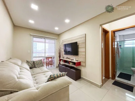 Imagem Apartamento com 2 dormitórios à venda, 83 m² por R$ 700.000 - Canto do Forte - Praia Grande/SP