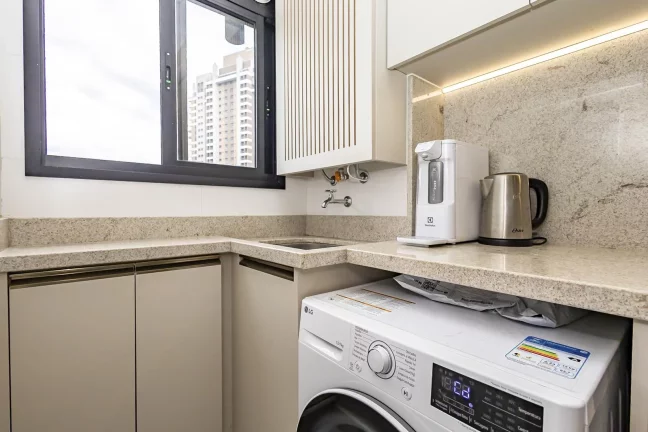 Imagem Apartamento 2 quartos semimobiliado Ecoville Curitiba