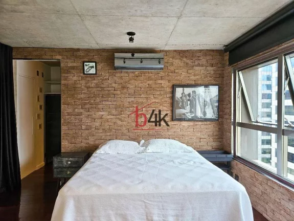 Imagem Apartamento com 70 m², 1 dormitório suíte para alugar, 2 vagas - Brooklin