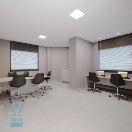 Imagem Apartamento com 1 quarto com sacada à venda, 25 m² por R$ 277.700 - Boa Vista - Curitiba/PR