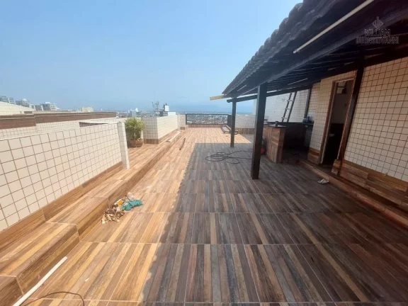 Imagem Cobertura Reformada com Espaço Gourmet – Vila Tupi, Praia Grande-SP