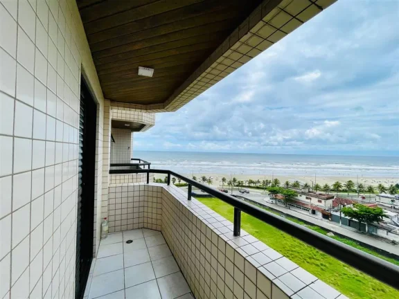 Imagem Apartamento 2 dormitórios com sacada vista mar em Praia Grande