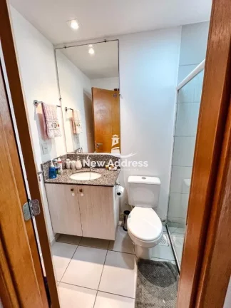 Imagem Apartamento 3 quartos com suíte, sol da manhã, climatizado, fechamento de varanda, 2 vagas cobertas, e lazer completo no condomínio!