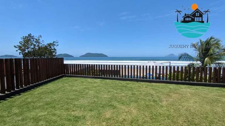 Imagem PÉ NA AREIA JUQUEHY - 5 Suítes, piscina, jacuzzi, terraço gourmet, vista para as ilhas, churrasqueira, 383 m² | Juquehy Imobiliária
