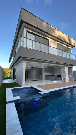 Imagem Casa em Condomínio alto padrão - 5 Suítes - 378,4 m² - Alphaville, Bayeux/PB